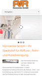 Mobile Screenshot of hannecke-gmbh.de